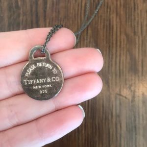 Tiffany & Co ~rustic~ tag necklace